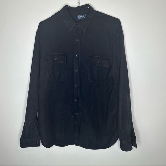 Polo by Ralph Lauren LS Button Down Double Pocket Shirt in Size XL - Picture 5 of 8